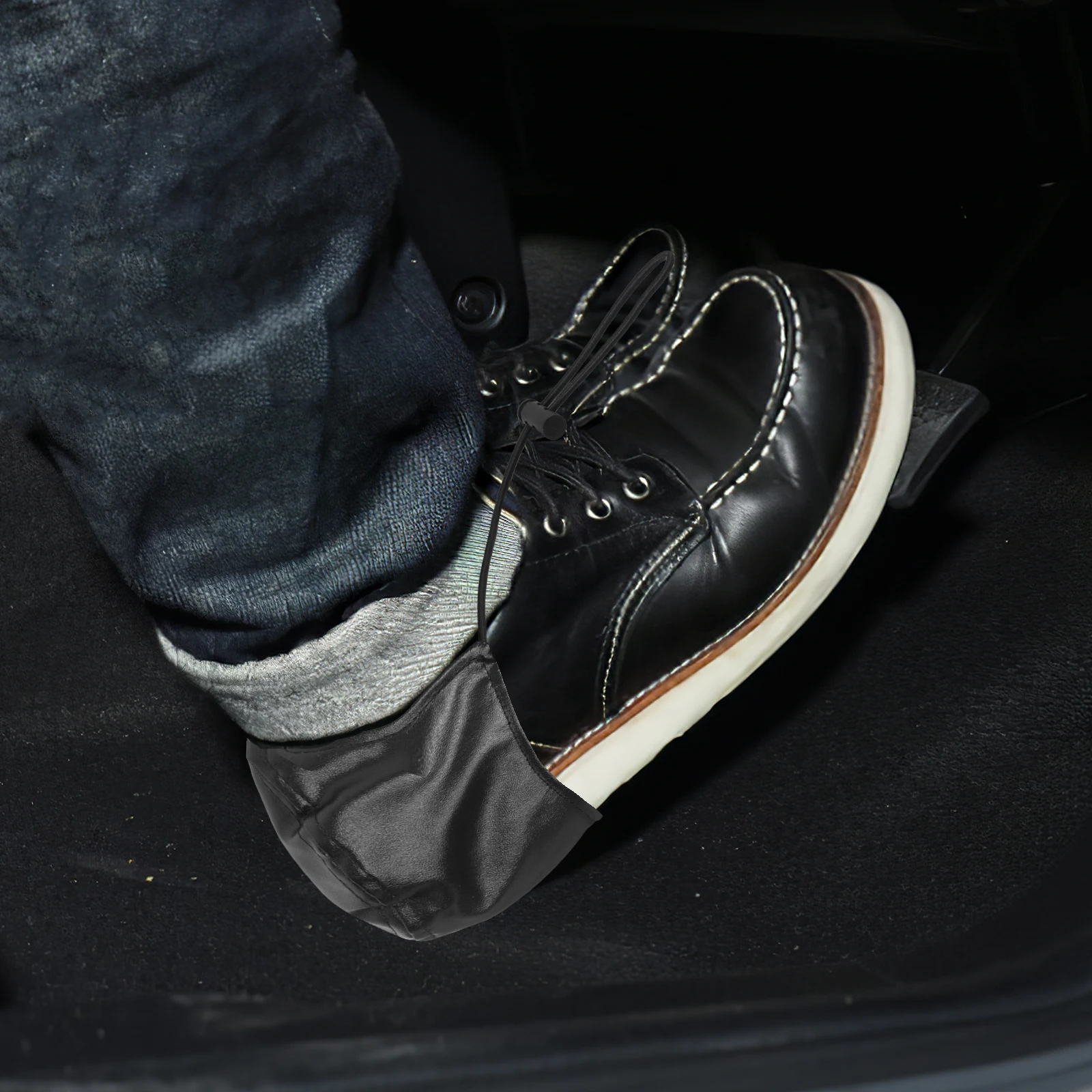 

Car Driving Shoe Heel Protector Reusable Unisex Comfortable Fit Long Distance Driving Easy Clean Shoe Protector