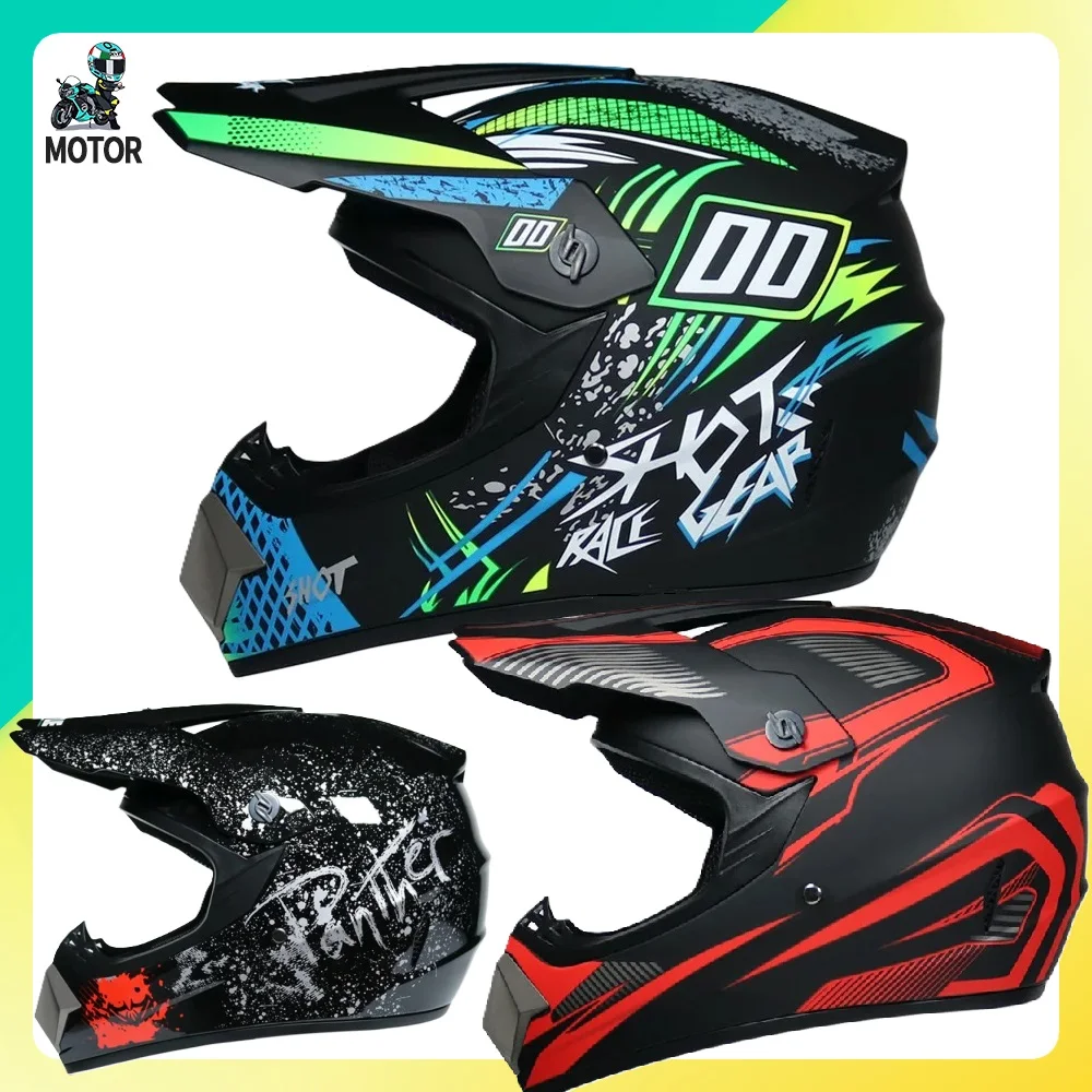 

Fashion Motorcycle Helmet Children Kid Off-road Bike Downhill AM DH Cross Motorbike Child kid Capacete Motocross Helmets Casco