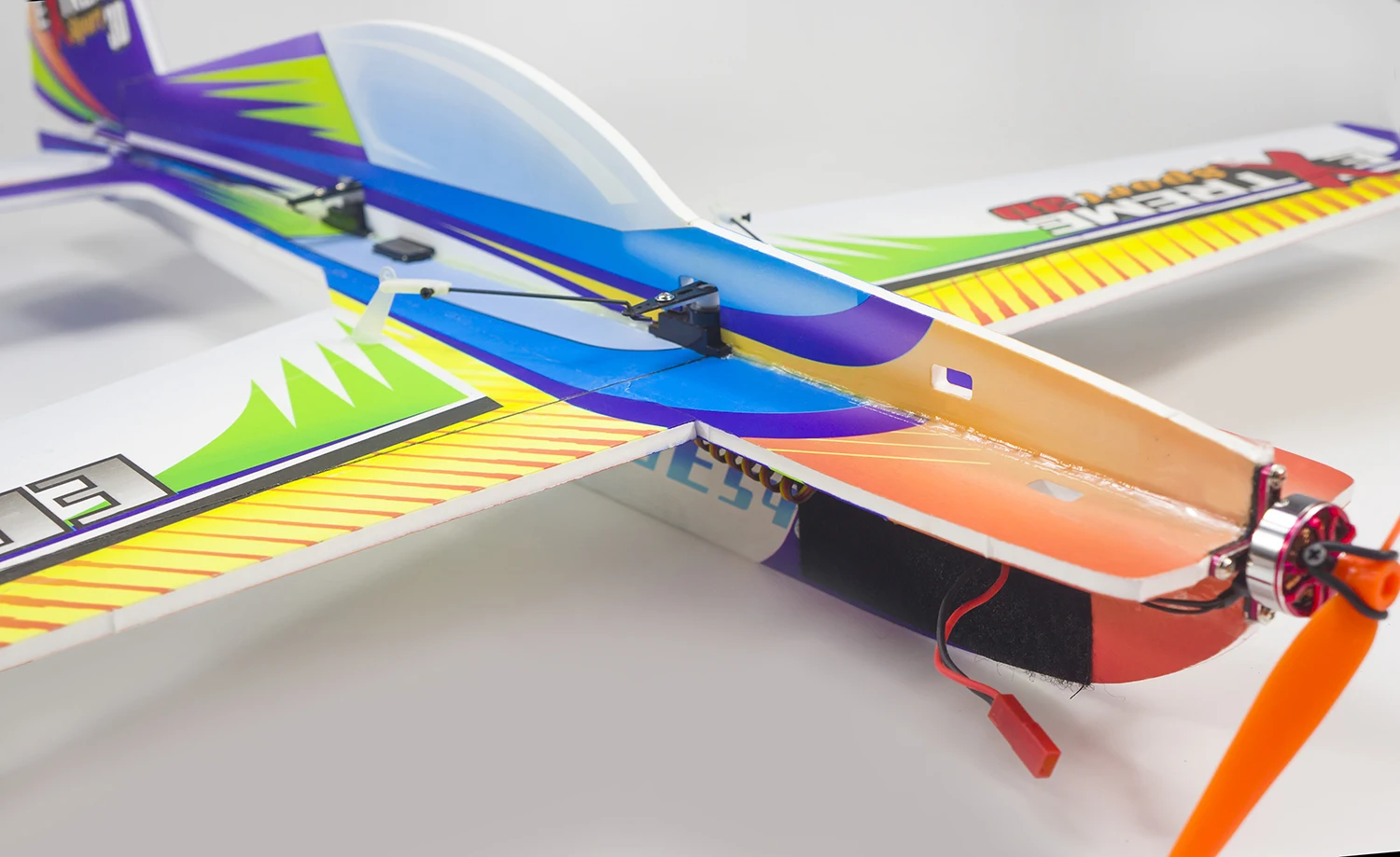 Echte Falke 3d fliegende Schaum pp rc Flugzeug xtreme Sport flugzeug Modell 710mm(28 ") Spannweite Kit Hobby Spielzeug leichteste Innen außen – Detail 8