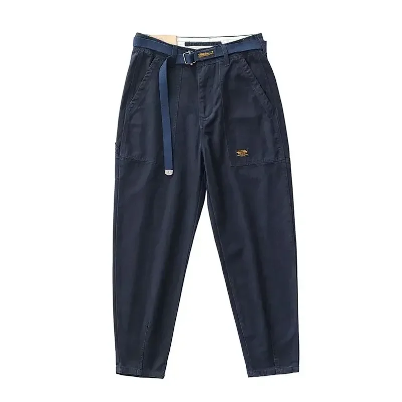 Pantaloni Casual da uomo pantaloni larghi dritti pantaloni sportivi elastici in vita moda Streetwear primavera uomo pantaloni sportivi da jogging