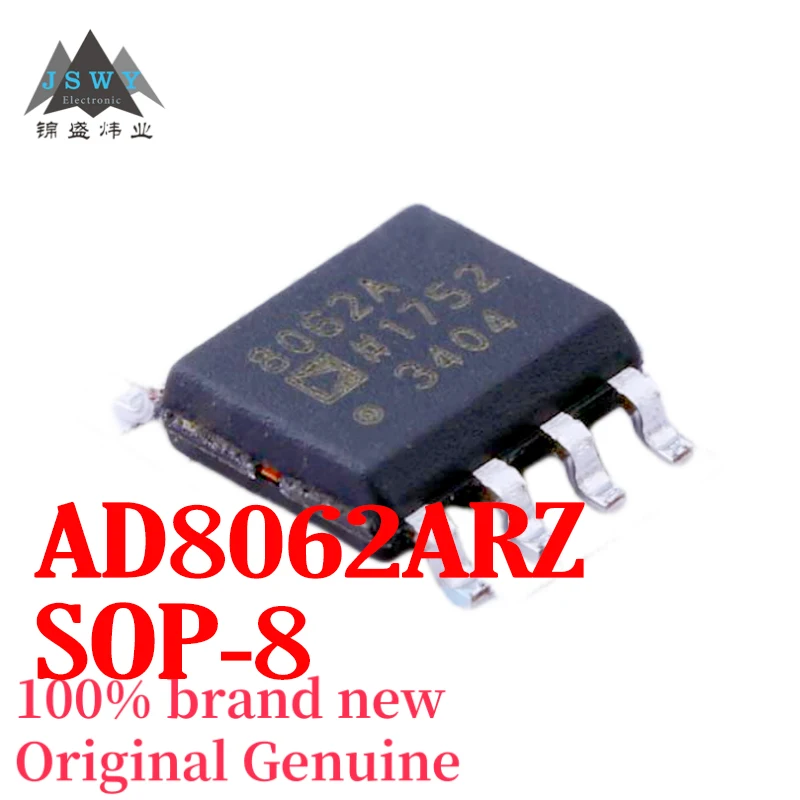 

(5/50 pcs) AD8062ARZ AD8062 Silk-Screen 8062A SOIC-8 Operational Amplifier Chip In Stock Free Shipping