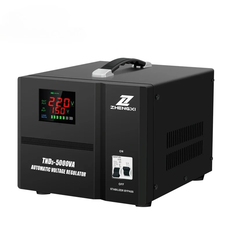 

High Efficiency 3KVA to 5KVA Industrial Servo Motor Voltage Stabilizer AC Current Voltage Guard for Various Electrical Equipment