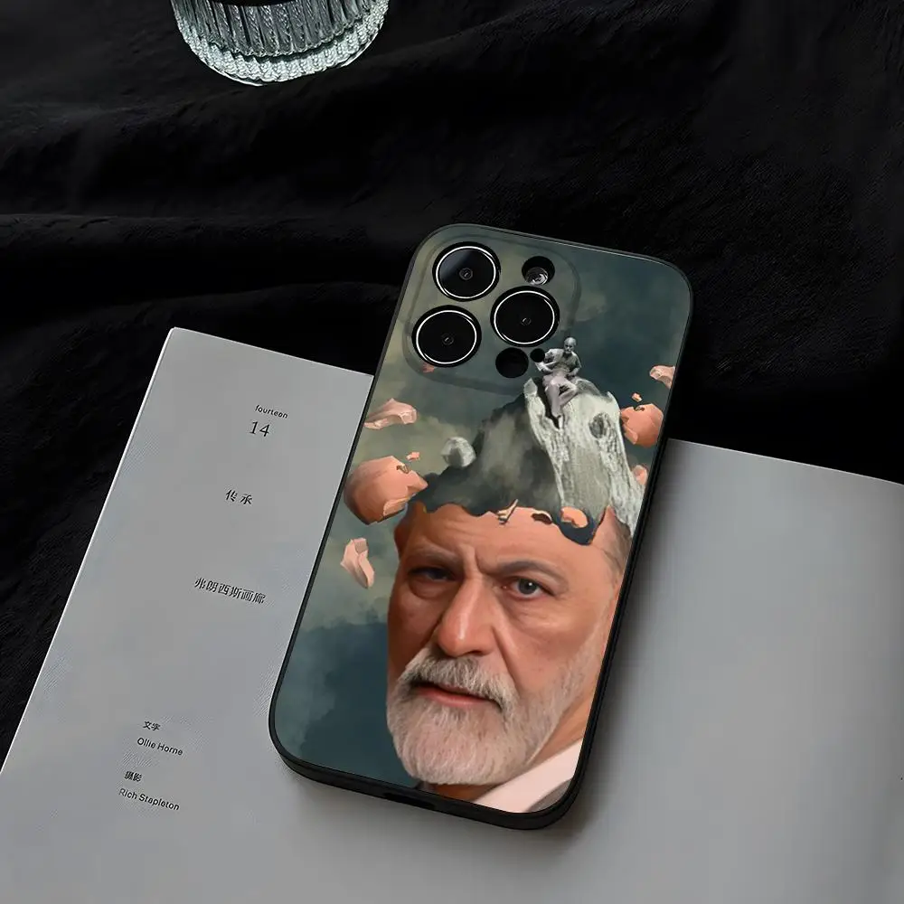 Sigmund Psychoanalysis Freud Phone Case Funda for iphone 14 13 15 11 16ProMax 12 Pro Max Mini Xr Xs X 7 8 Plus Covers