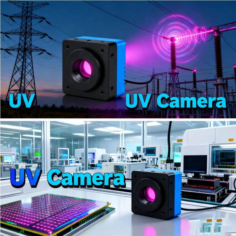 2026 Ultra Violet  0.5/1.3/4 MP Solar Blind UV Camera 200-400nm USB3.0  Hidden Leaks in Packaging  Food Cans  PCB Board Solder J
