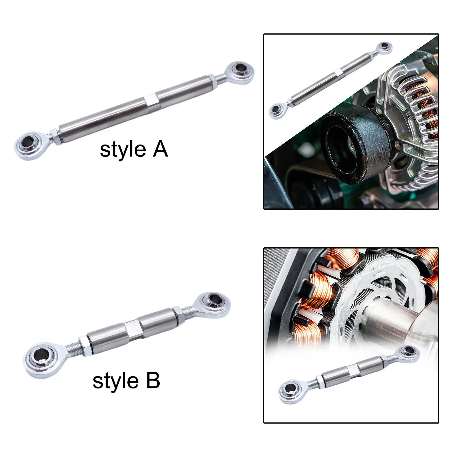 Tensioner dapat diatur batang mudah dipasang kokoh profesional penggantian Alternator dukungan braket untuk mesin Sbc 454 302