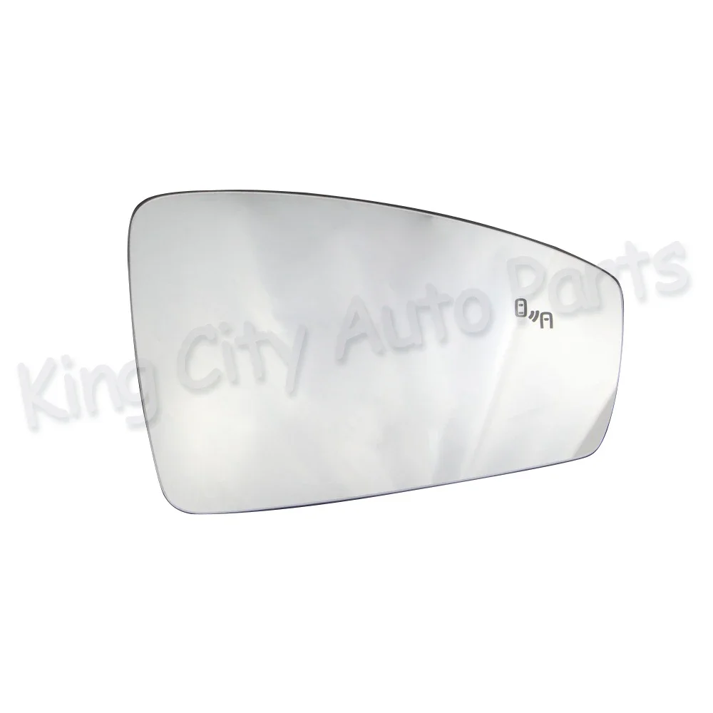 CAPQX For VW TIGUAN L 2016 2017 2018 With heating Lane assist or no Rearview Mirror Glass Rear view side Mirror lid white Lens