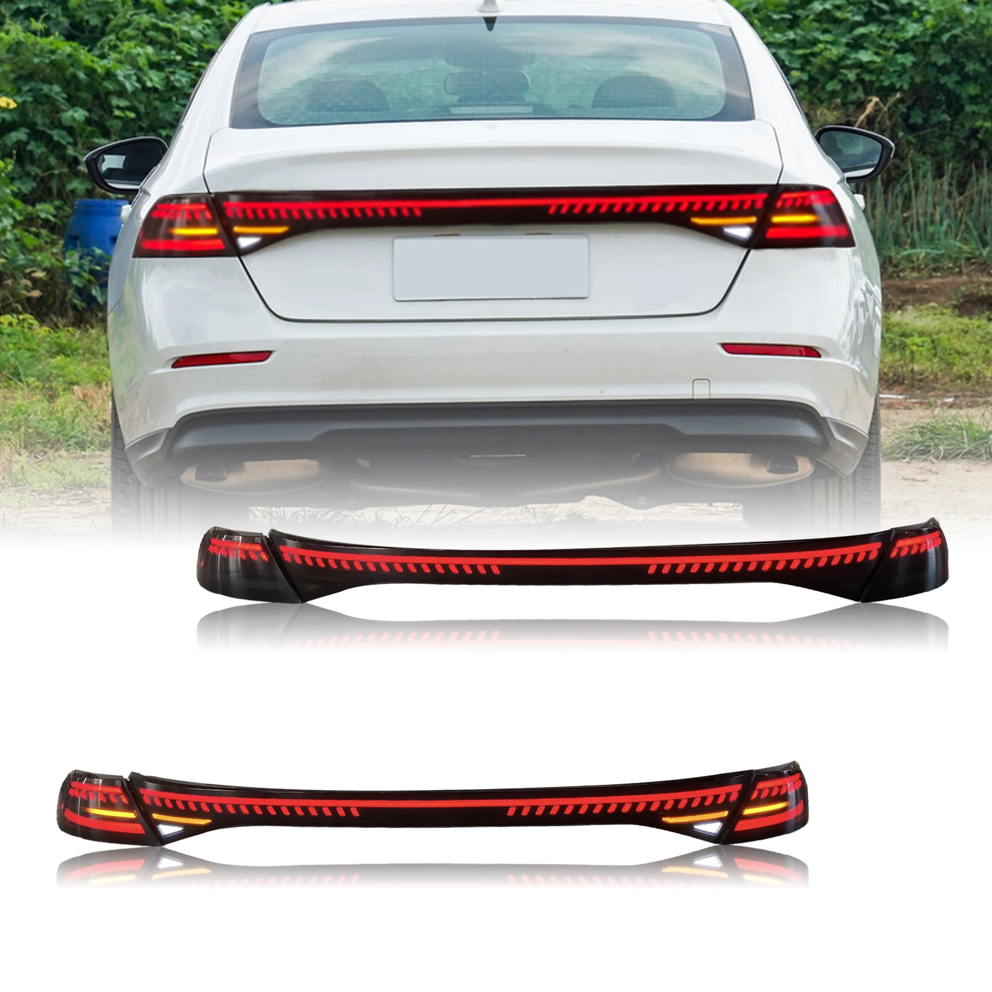 

Motion LED Tail Lights for Honda Accord 11st Gen Turn Signals Tail Lamp with Trunk Lamp 2022 2023