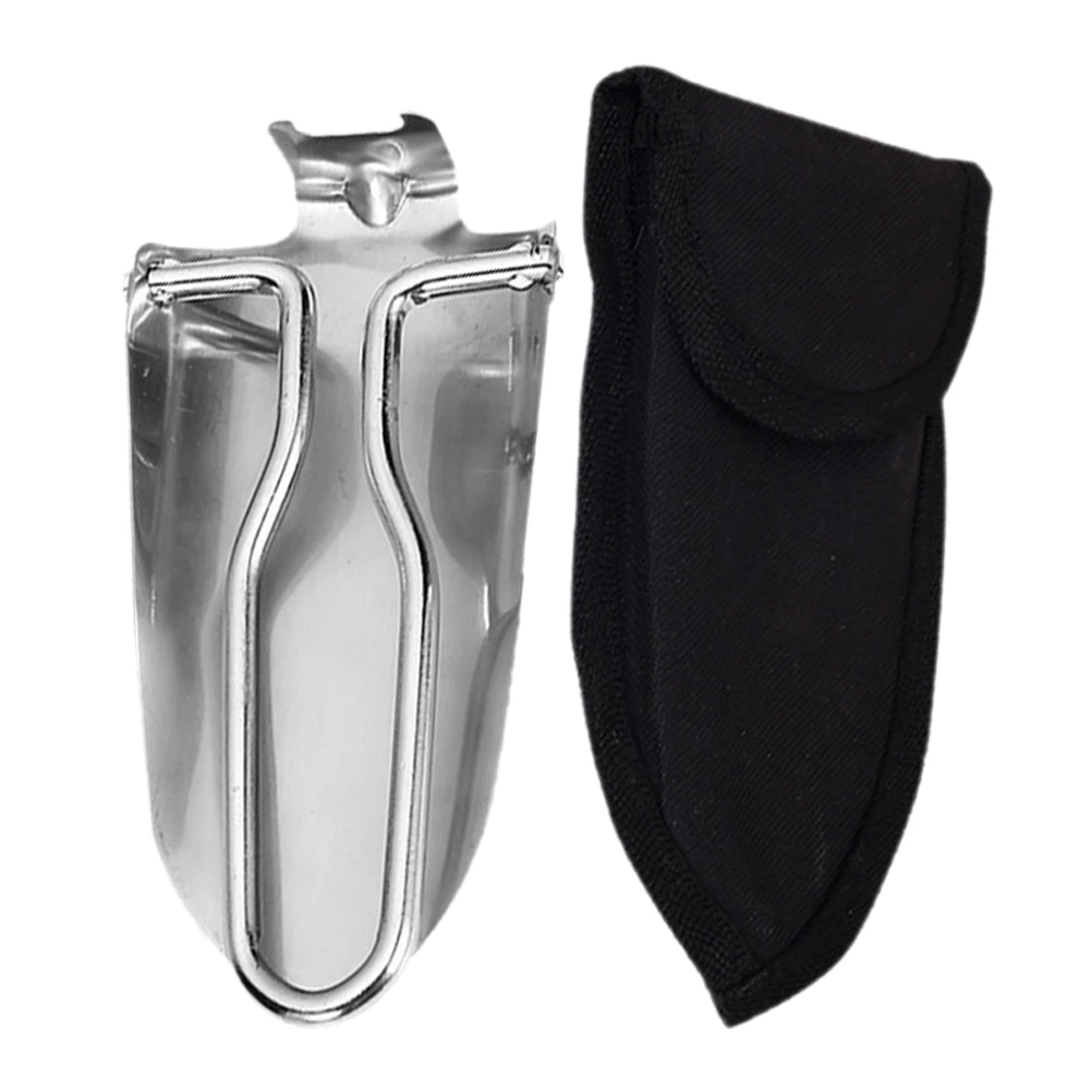 

Mini Folding Shovel Stainless Steel Camping Tool Compact Foldable Hand Spade Outdoor Digging Garden Fishing Travel Backpacking
