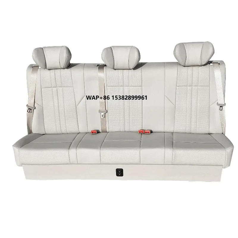 New Custom Luxury Car Seats Folding Sofa Bench Adjustable Vip Auto Electric Rear Seat for MPV Motorhome STSF-JD-3S