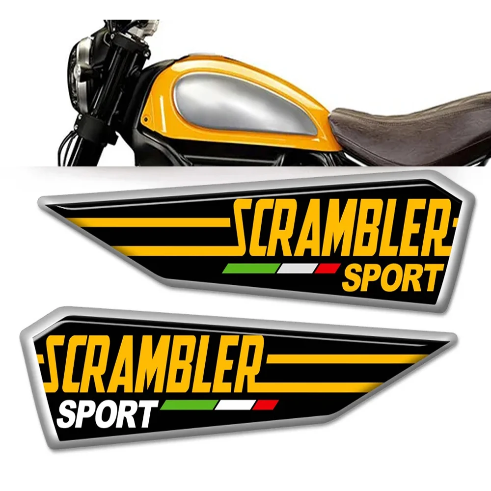 

Tank Pad Stickers For DUCATI scrambler Emblem Badge Protector Fairing Motorcycle Accessories Decal 2014 2015 2016 2019 2020