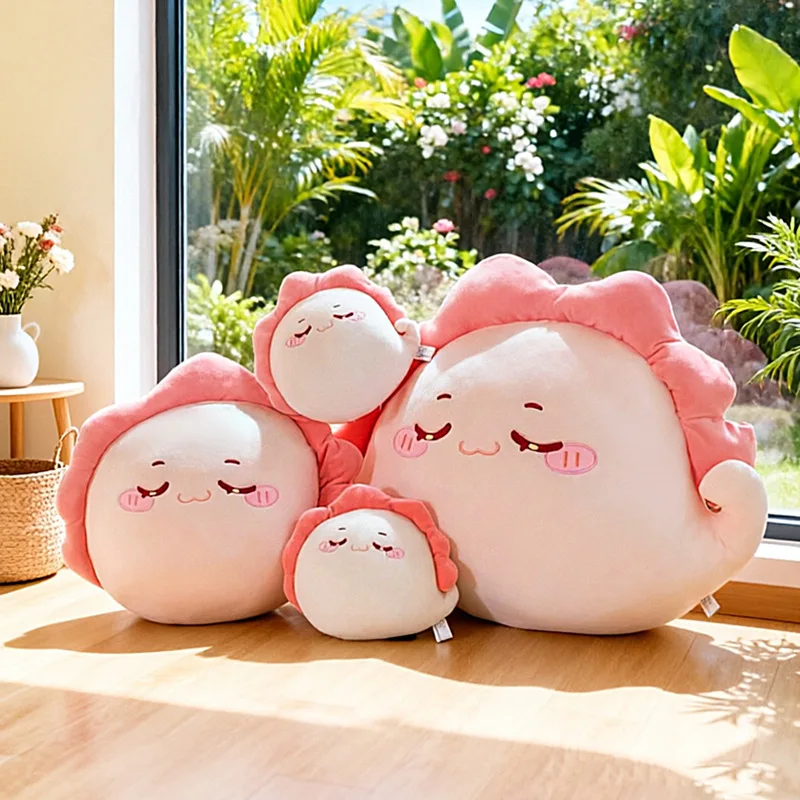 25/35CM Soft Conch Plush Pillow Cute Sea Snail Stuffed Doll Fluffy Healing Throw Cushion Large Round Nap Pillow Home Decor Gifts