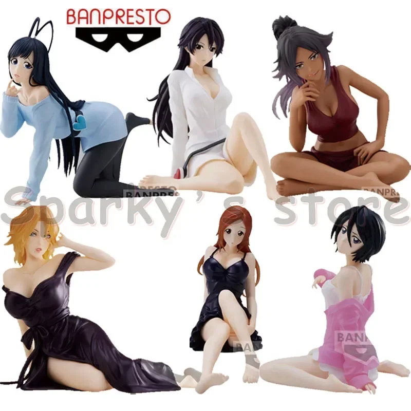 Bandai Original Relax time BLEACH Anime Figure Giselle Gewelle Bambietta Basterbine Action Figure Toys For Boys Girls Kids Gifts