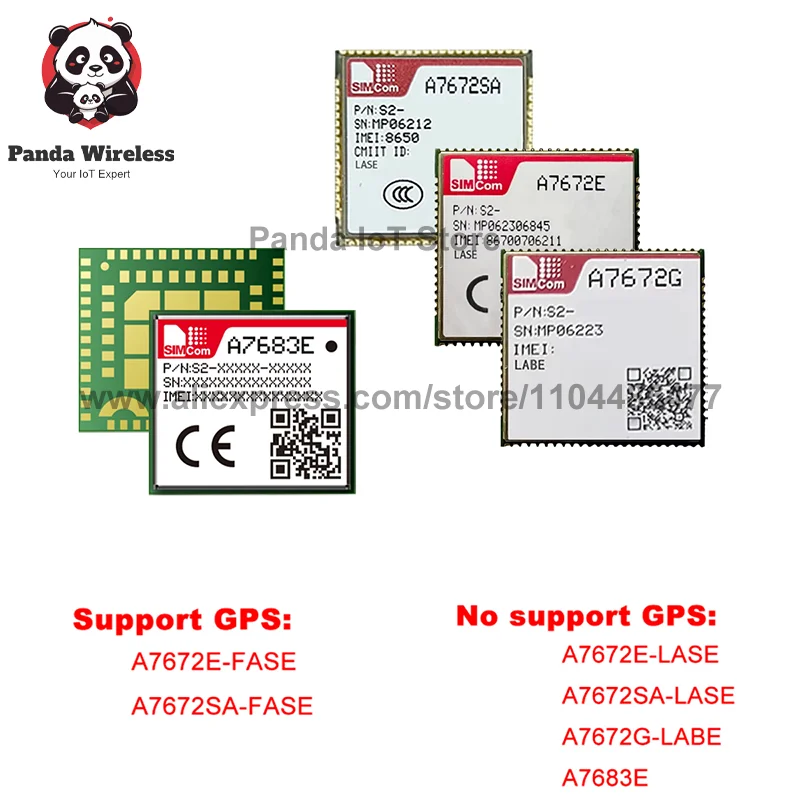 

SIMcom-LTE CAT1 Wireless IOT Module, 4G, 2G, A7683E, A7672G-LABE, A7672E, A7672SA, Support Data, GNSS, Voice, Optional
