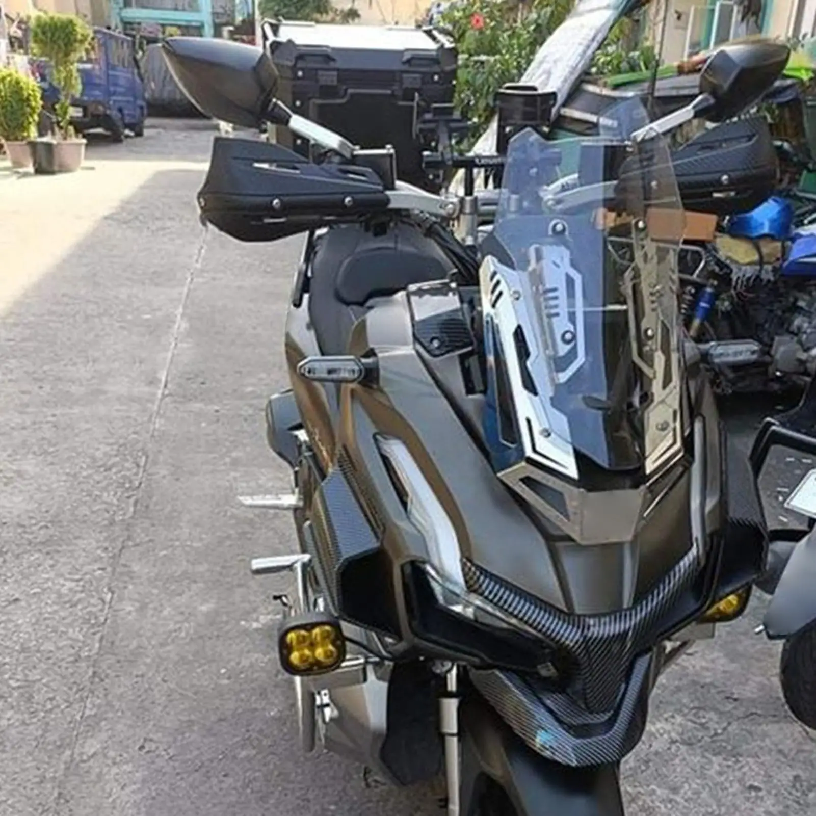 

Snowmobile Hand Guards 2 Pieces Handlebar Protector Modification Parts For Highway City Commuting Trail Riding Mountainous