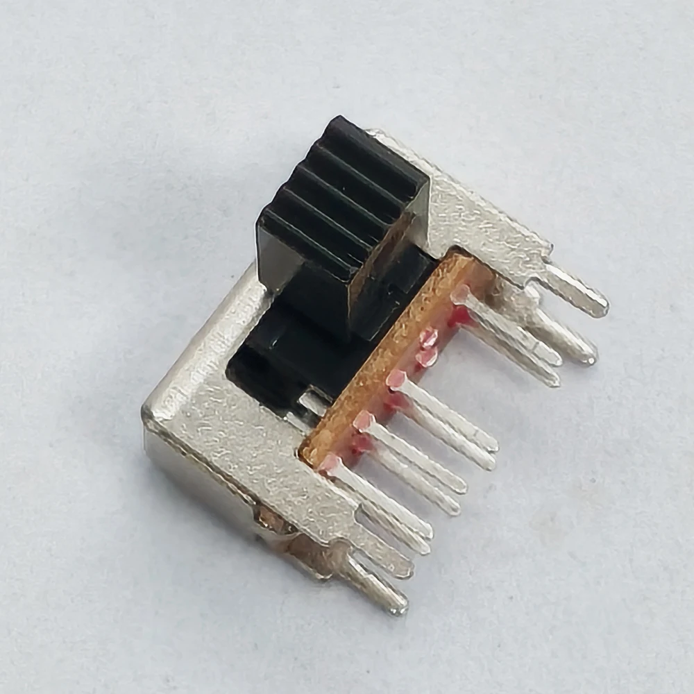 20Pcs SK-23D04 SK-23D29 8Pin Horizontal 3 Position Slide Switch 8mm Handle Height Left 1 Right 3 Gear Toggle Switch