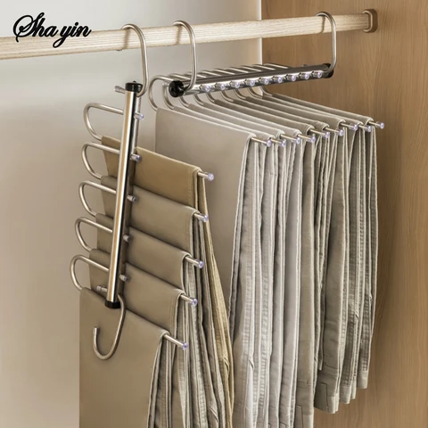 Folding Multi-Layer Pants Hanger