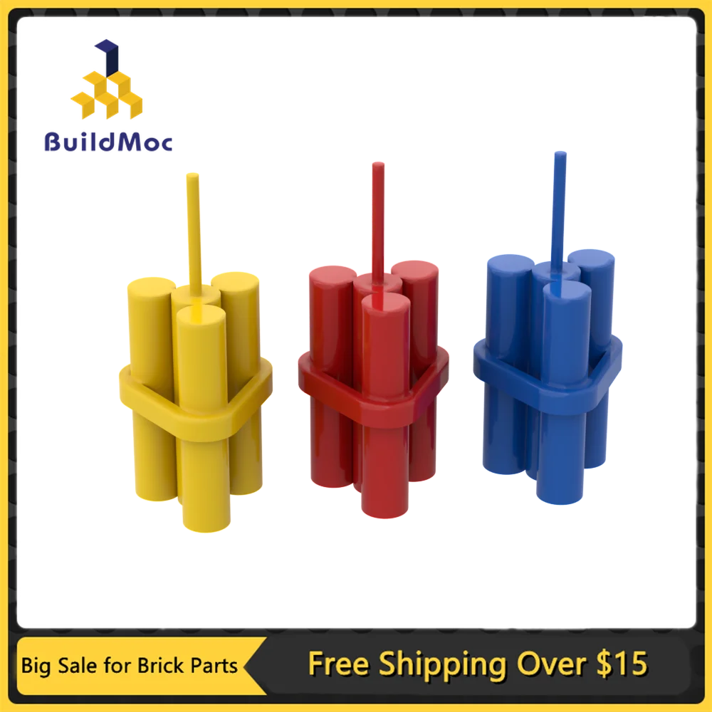 MOC 1PC Bricks 64728 Dynamite Toy for Building Blocks Parts DIY Construction Christmas Gift Toys