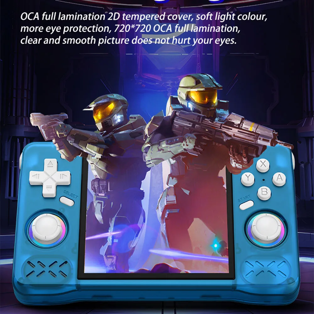 XF40H Handheld Game Console Open Source Linux System 4.0inch IPS Screen 30+Emulators Pocket Video Player Game 4000mAh