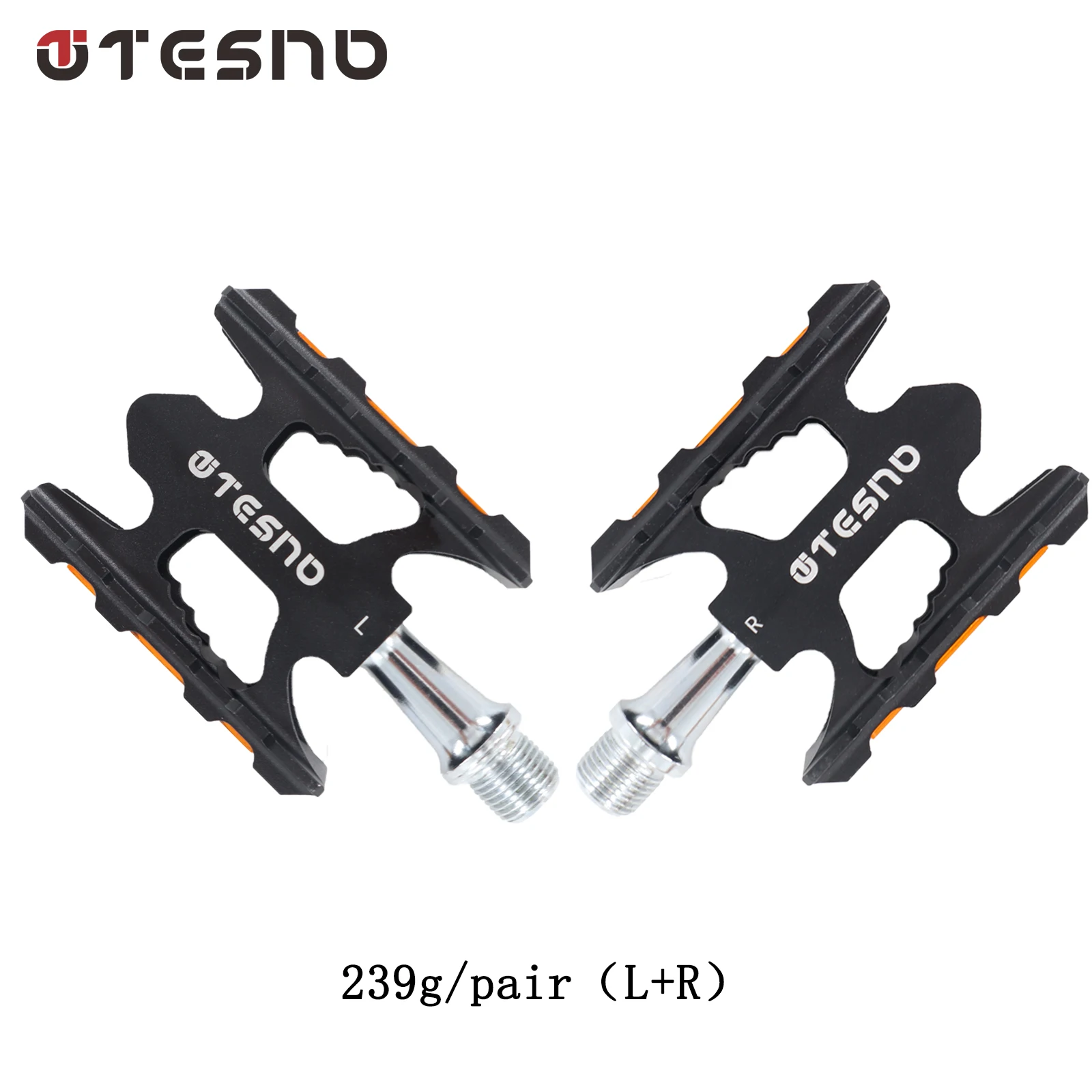 TESNO مختومة تحمل دواسات الدراجة عدم الانزلاق CNC سبائك الألومنيوم العالمي صالح Brompton دراجة الطريق الجبلية BMX دراجة الملحقات #3