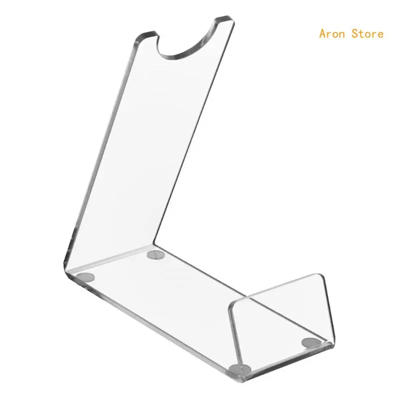 

Durable Acrylic Stand for Desktop Decoration Record Storage Holder Anti Slip Pad H3CF