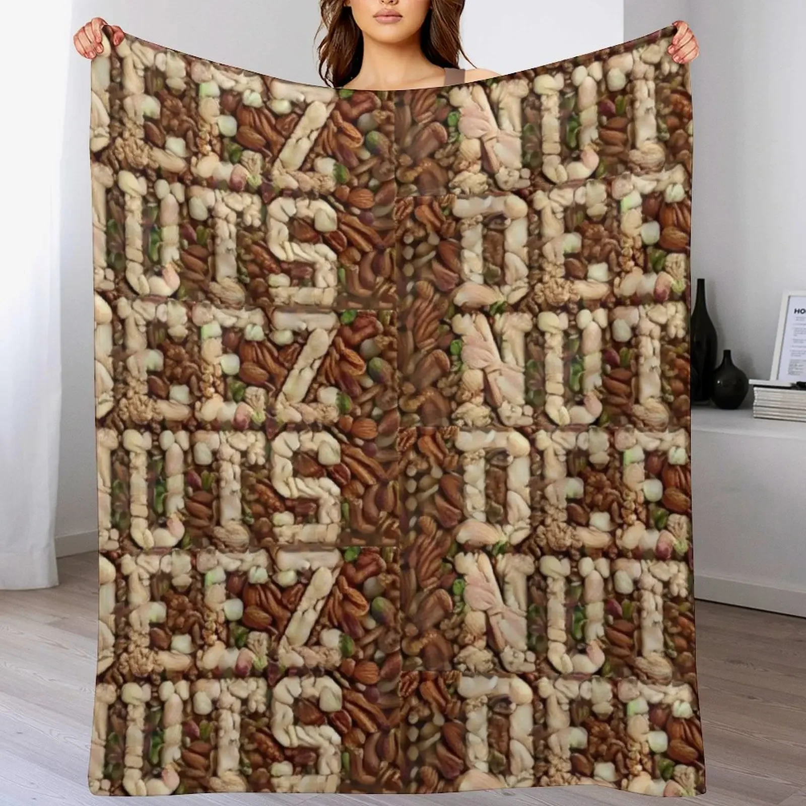 

Deez Nuts Throw Blanket Summer Beddings Flannels Summer anime Blankets
