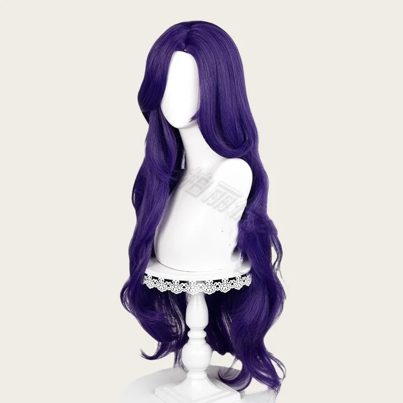 بيريل ماي ليتل بوني روي روي أنثروبومورفزم كوس شعر مستعار طويل مجعد رقيق أرجواني طويل مجعد #4