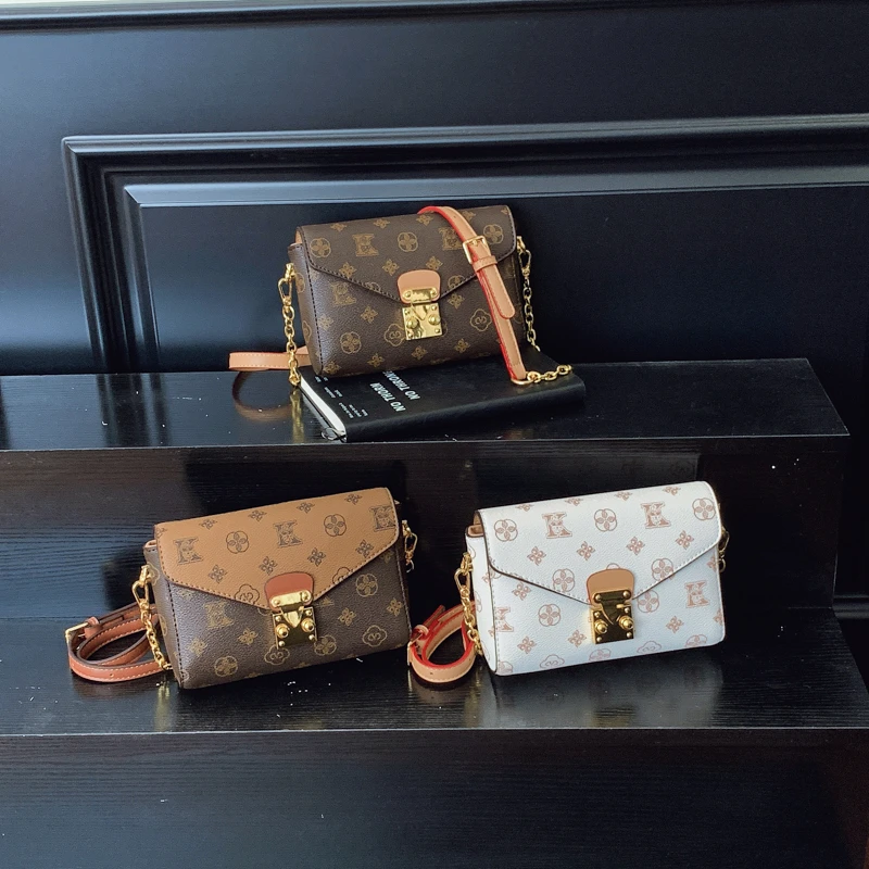 

Classic Elegant Women's Messenger Bag Leather Crossbody Shoulder Handbag From Luxury Brand For Ladies Fashion Use