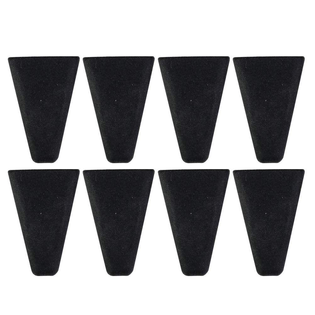 

8pcs Silicone Angle Buffer Pads Dishwasher Safe Black Corner Protectors Air Fryer Baskets Dehydrator Racks Stable Protective