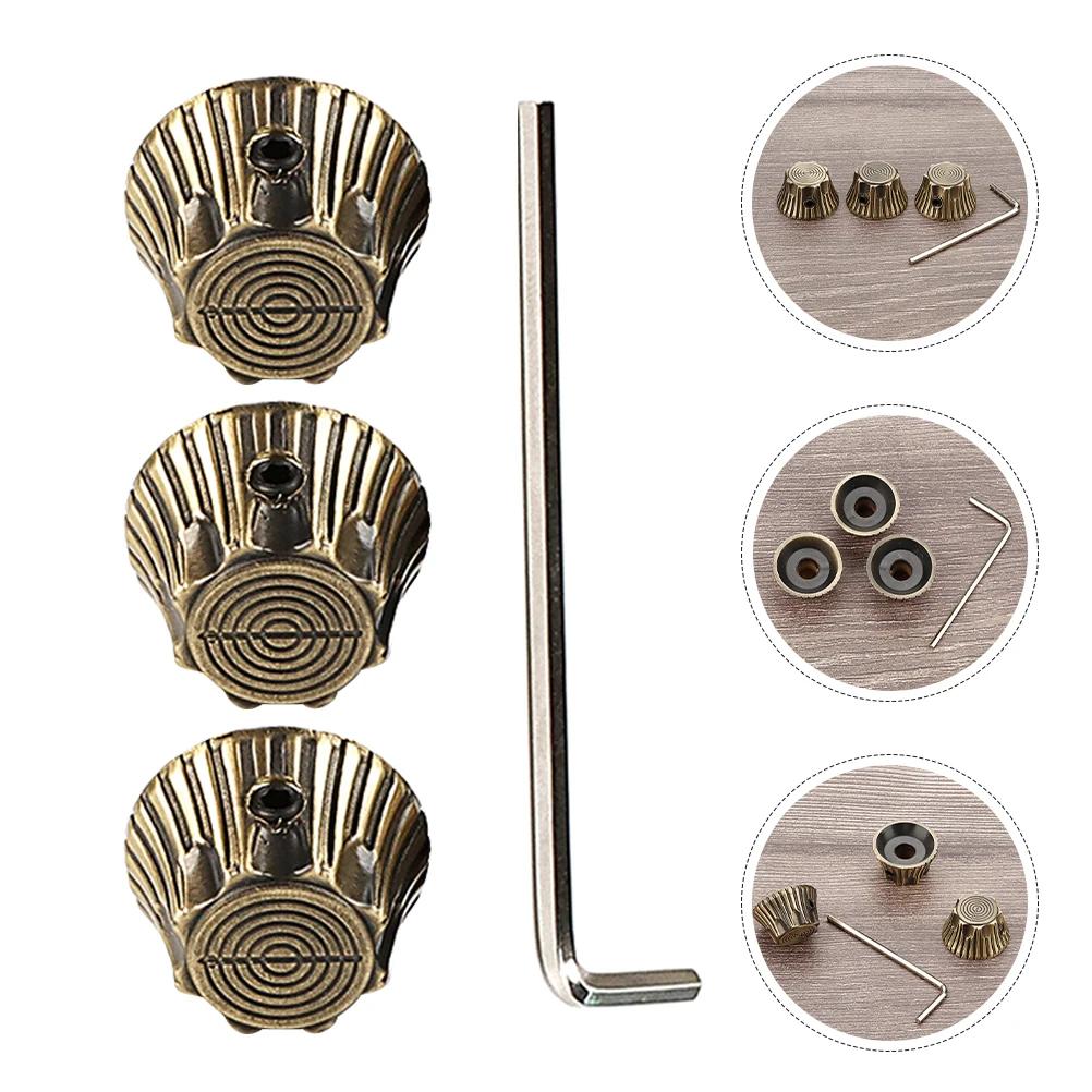 

4Pcs Metal Guitar Knobs Precise Volume Tone Control Durable Ergonomic Design Easy Installation Electric Guitar Accessories