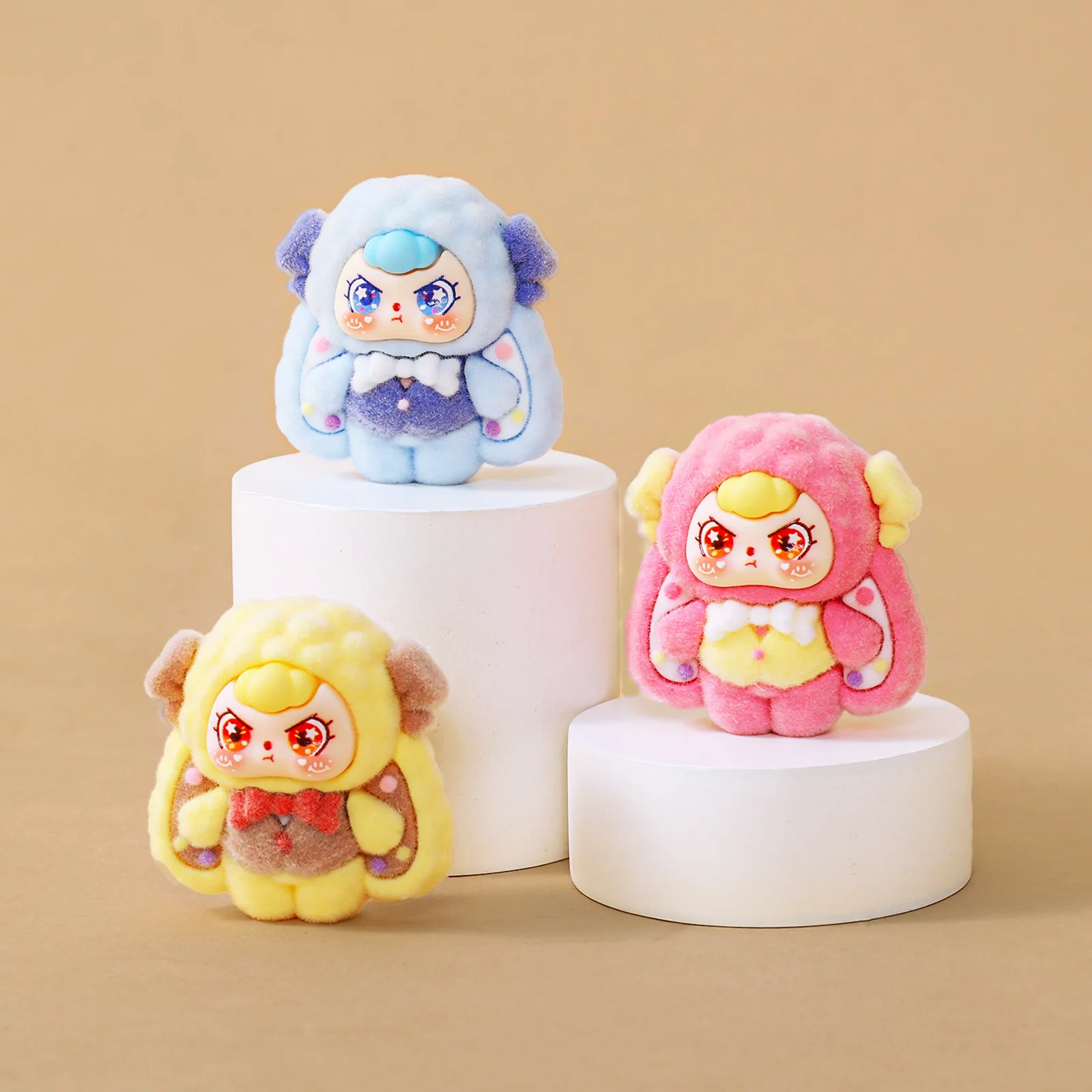 9 ピース/セットミニベビー 3 フィギュアおもちゃウサギの置物デスクトップ装飾モデル装飾品おもちゃ男の子女の子クリスマスギフト