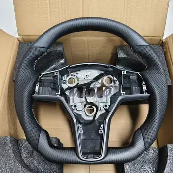 8 best sales Vô lăng carbon của Tesla Model 3 - №3