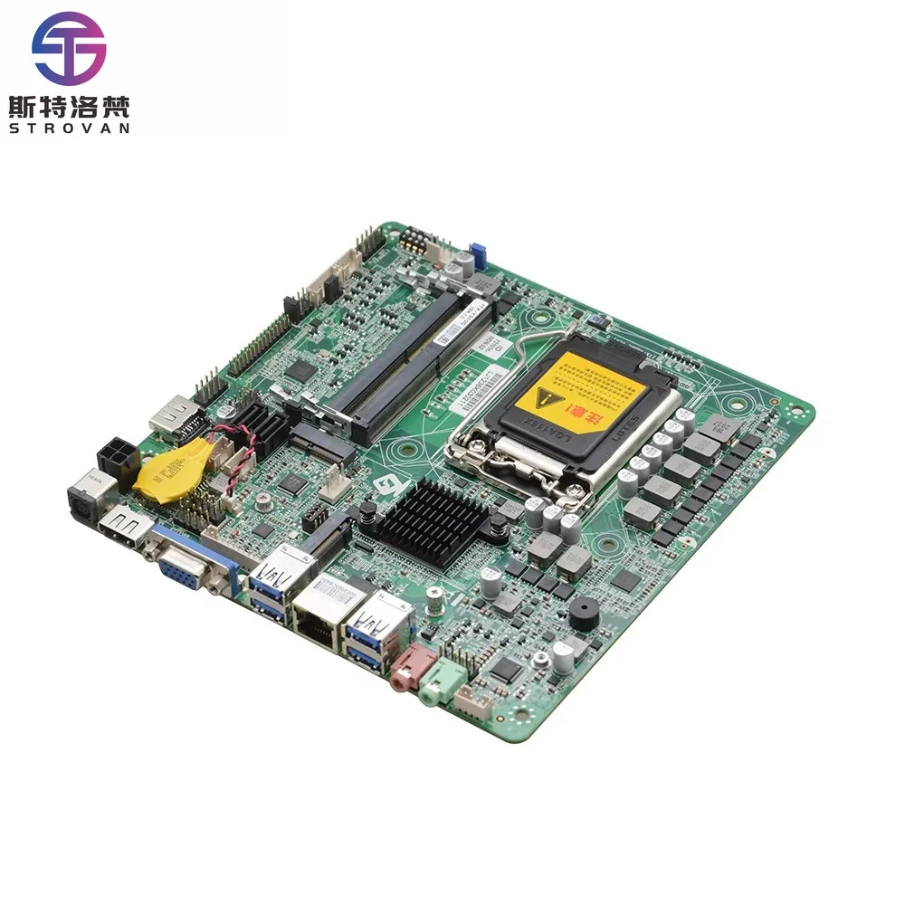 New  H310C Core I3 I5 I7 LGA 1151 Motherboard 2 DDR4 M.2 SATA HD VGA Integrated LAN COM Mini ITX Industrial Embedded