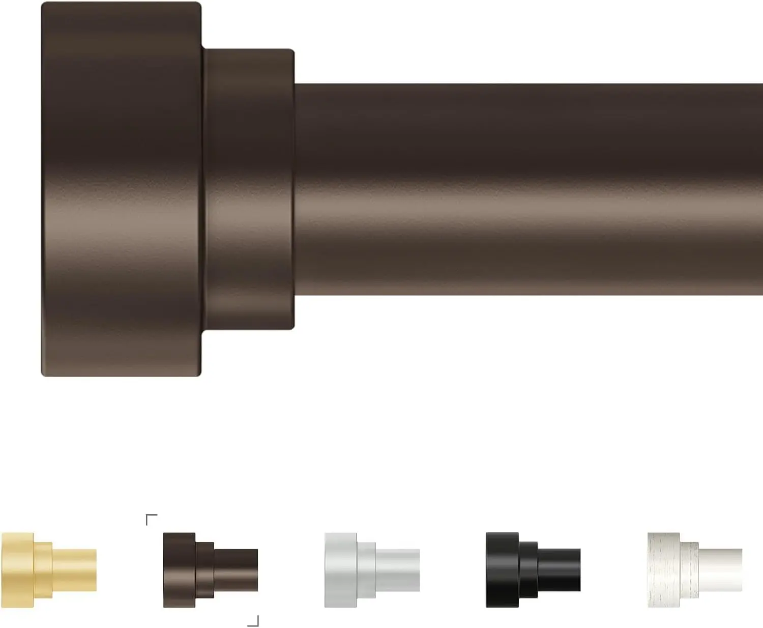 

Очень длинные бронзовые карнизы для штор 120-240 дюймов (10-20 футов), регулируемые, усиленные, для окон спальни