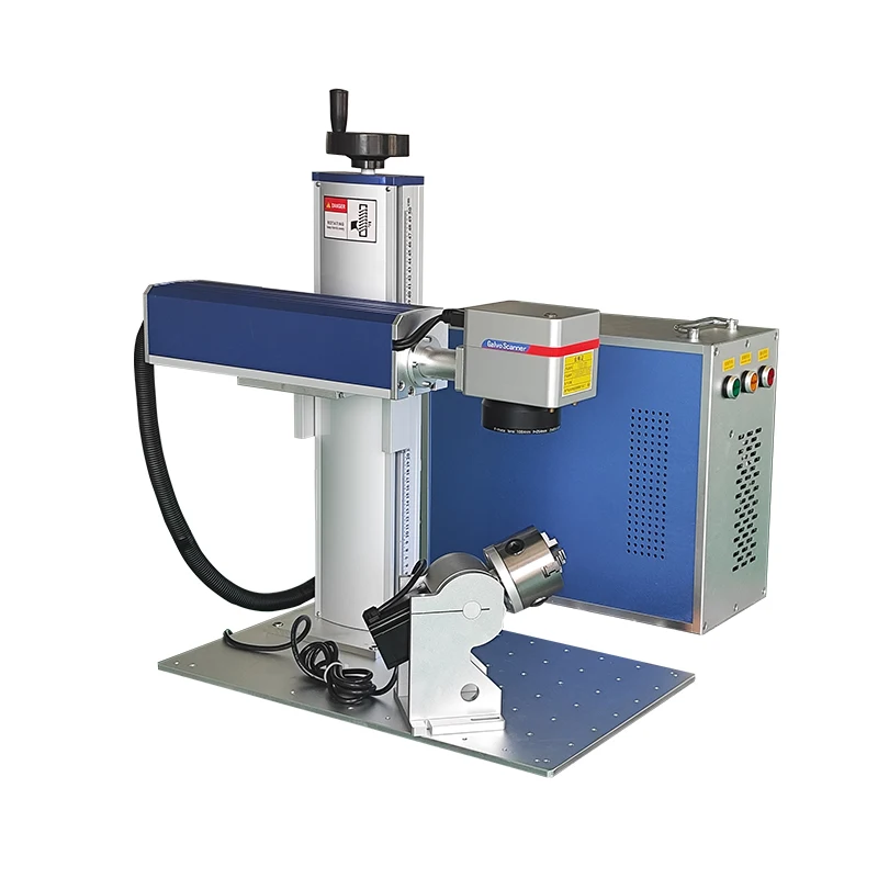 Best Sales 30w 50w 100w Enclosed Fiber Las er Marking Machine