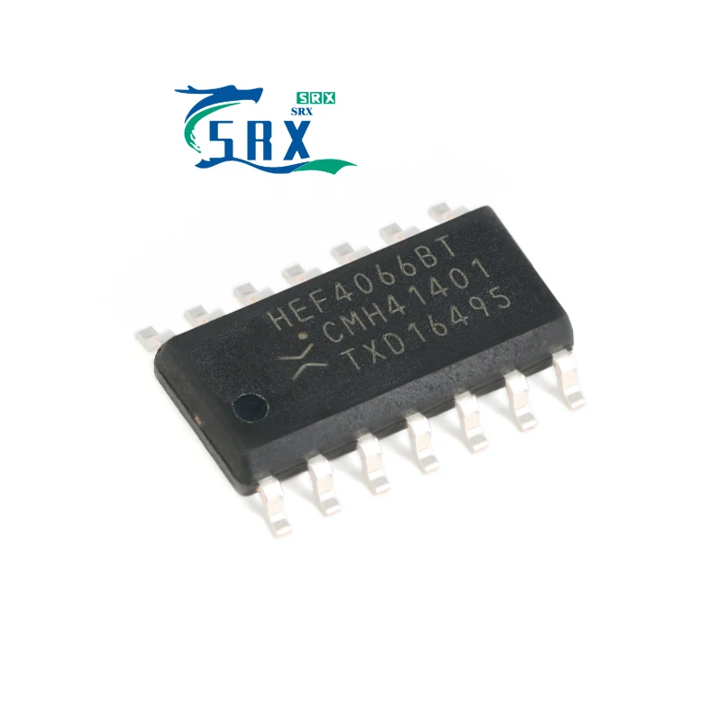 HEF4066BT asli asli, chip saklar analog SPST empat arah 653 SOIC-14