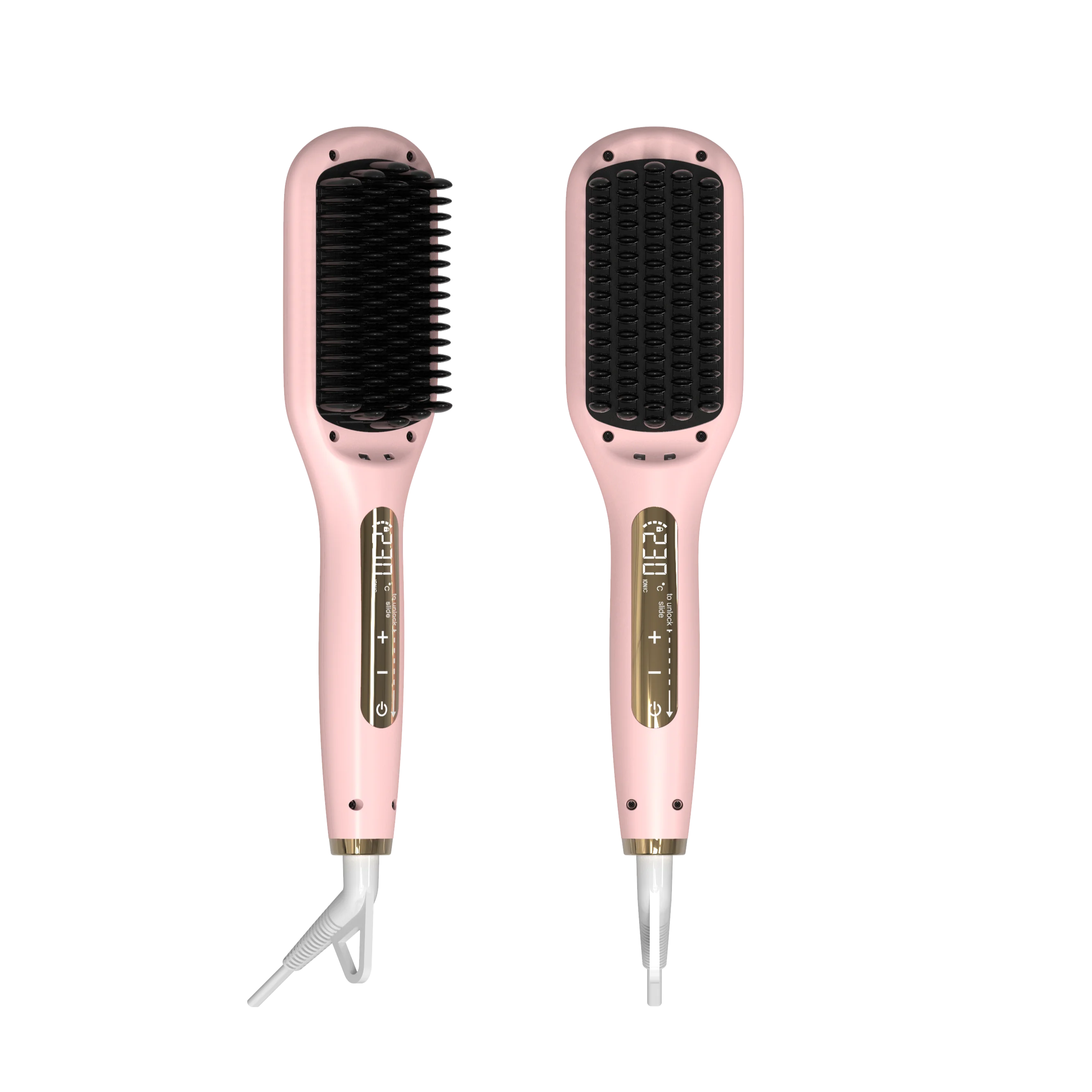 Touch Screen Hot Selling High Temperature Hair Straightener Comb Electric Hot Comb Straightening Hair Brush