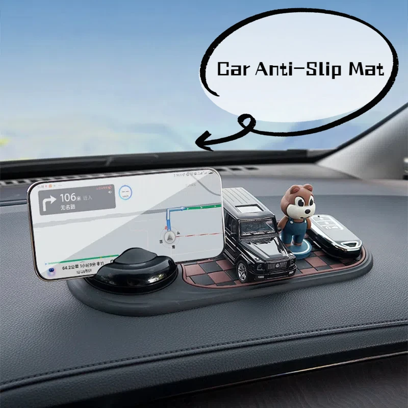 

Многофункциональный автомобильный противоскользящий коврик, автомобильный противоскользящий коврик, вращающийся противоскользящий коврик для приборной панели автомобиля с парковочным цифрами