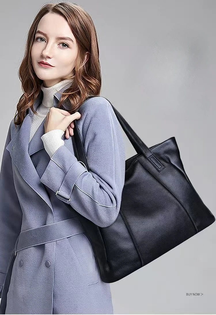 

Новая модная женская сумка из натуральной коровьей кожи 2026 года, большая женская сумка через плечо, люксовая сумка известного бренда для девушек