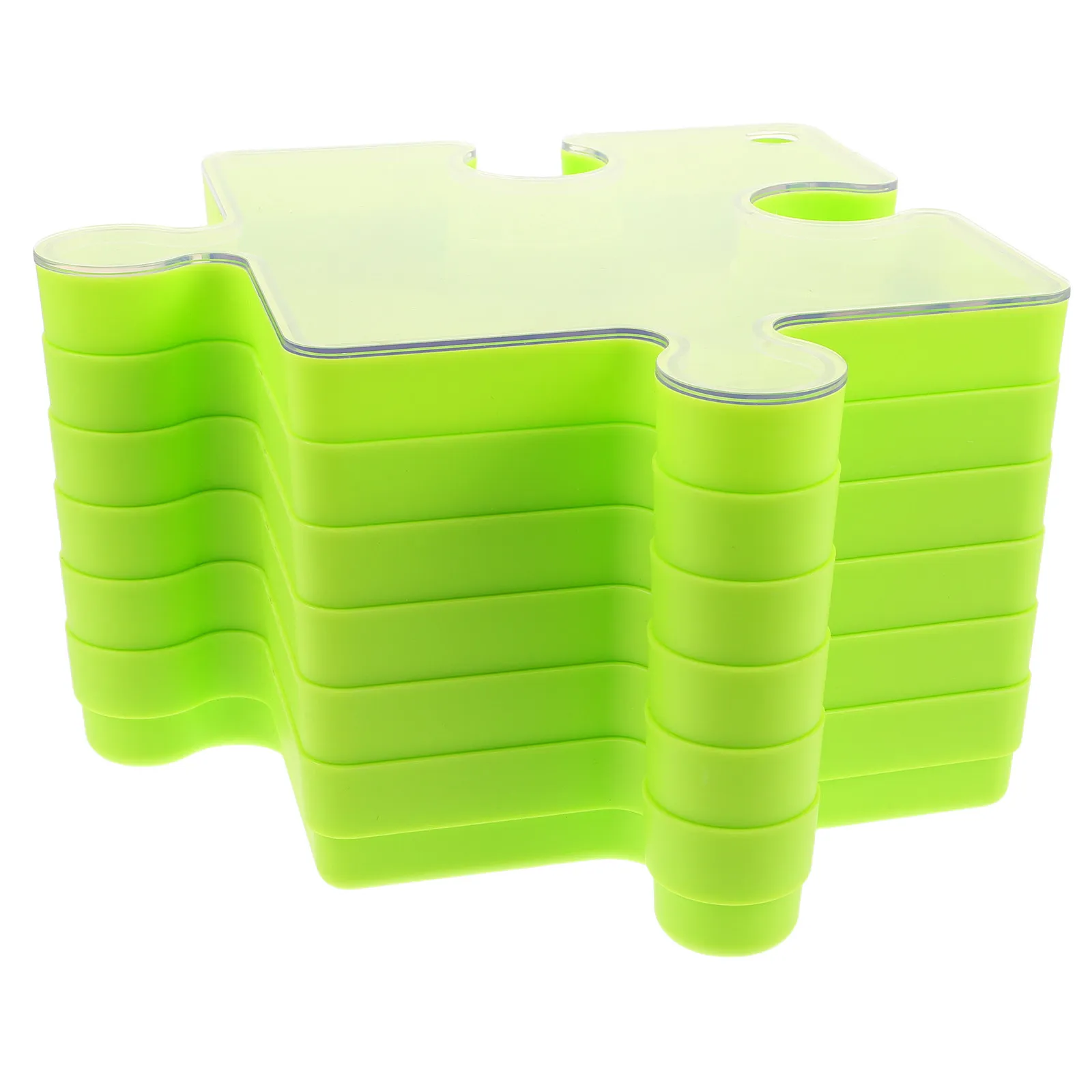 

Набор из 6 пылезащитных органайзеров для пазлов, коробка для хранения с функцией сортировки, большая вместимость, идеально подходит для дома