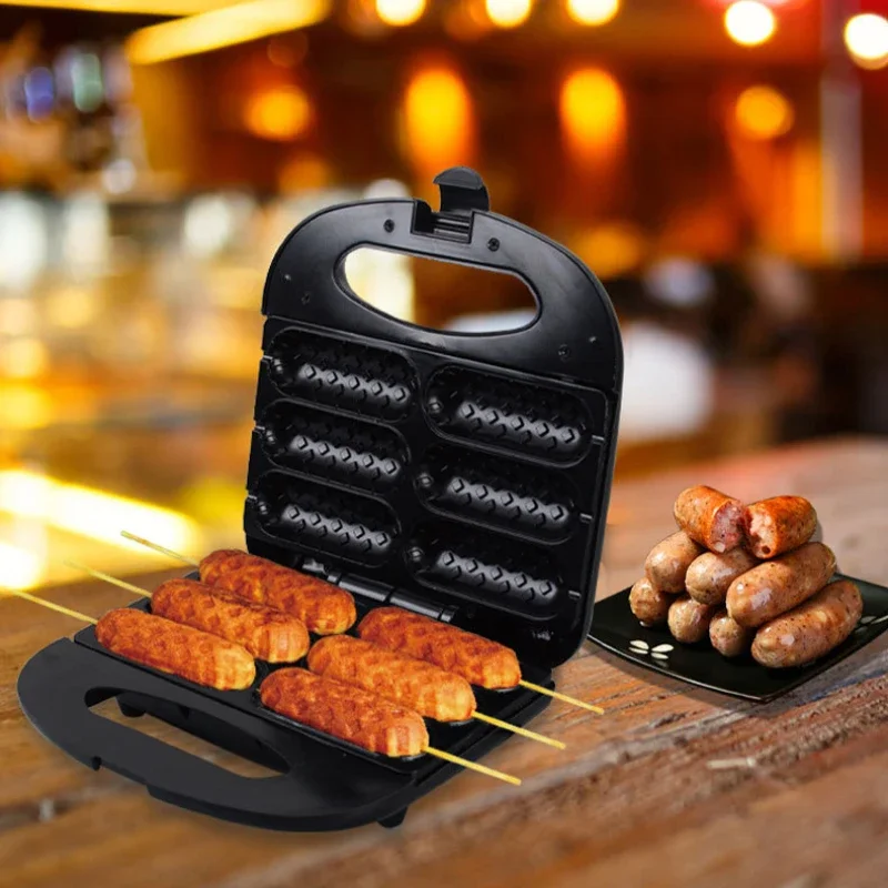 Houselin Dog Maker -Electric Nonstick Kitchen Baker, Perfect for Hot Dogs on a Stick, Cheese Mozzarella Sticks, Cake Pops, BBQ