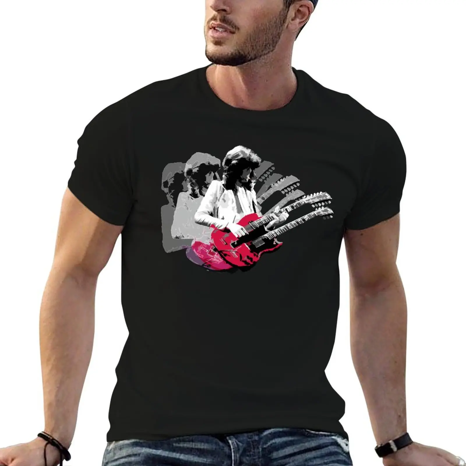 My Favorite People Jimmy Page 1977 Gift For Birthday T-Shirt t shirt personalised man t shirt cotton T-Shirt