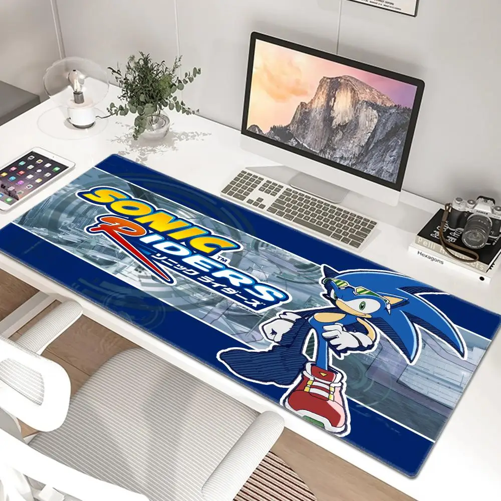 Fast Classic Game S-Sonic the H-HedgehogS Mouse Pad Mousepad Large Gaming LockEdge Thickened PC Table Desk Mat