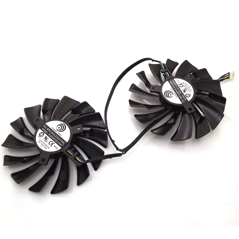 2pcs/lot PLD10010S12HH 12V 0.40A 95mm VGA Fan For MSI GTX960 GTX950 R9 380X 390X GAMING Cooler Cooling Fan