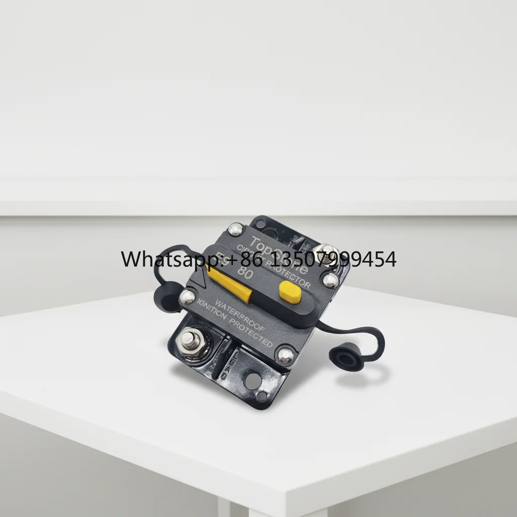 Topstone E92C 50A 12V 48V Waterproof DC Circuit Breaker Manual Reset Surface Mount Marine Automotive Light Bar