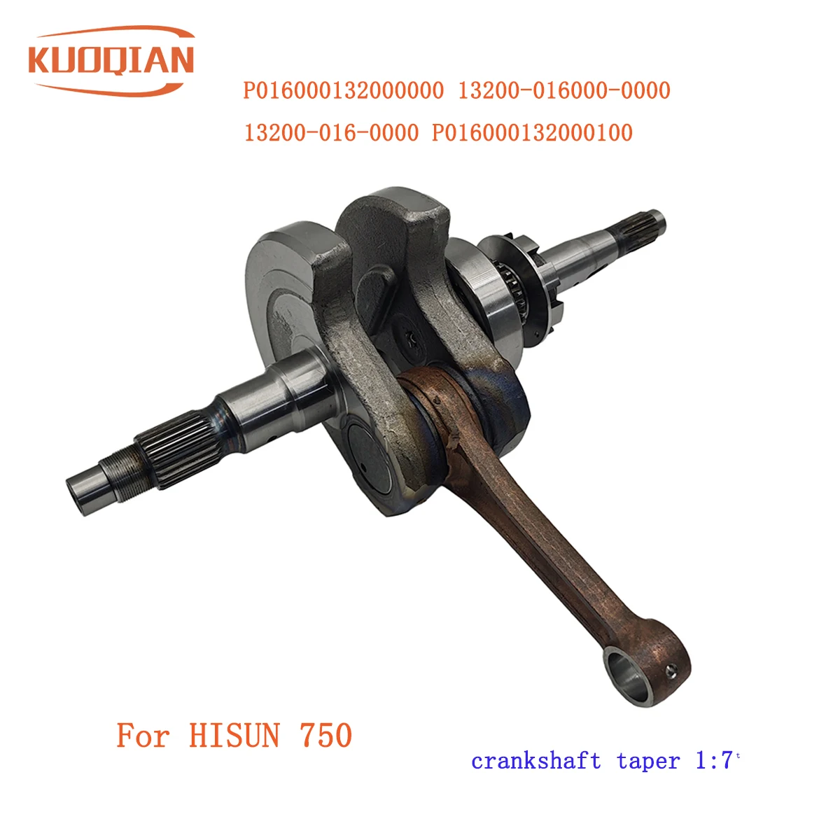 

For Hisun 750 Crankshaft Taper 1:7 P016000132000000,13200-016-0000,13200-016000-0000