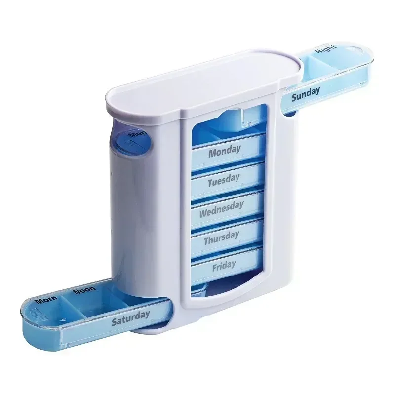 7 Dagen Geneeskunde Medische Pillendoosje 28 Grids Wekelijkse Pillendoosje Opbergdoos Reizen Geneeskunde Box Houder Tablet Organizer Pillendoosjes