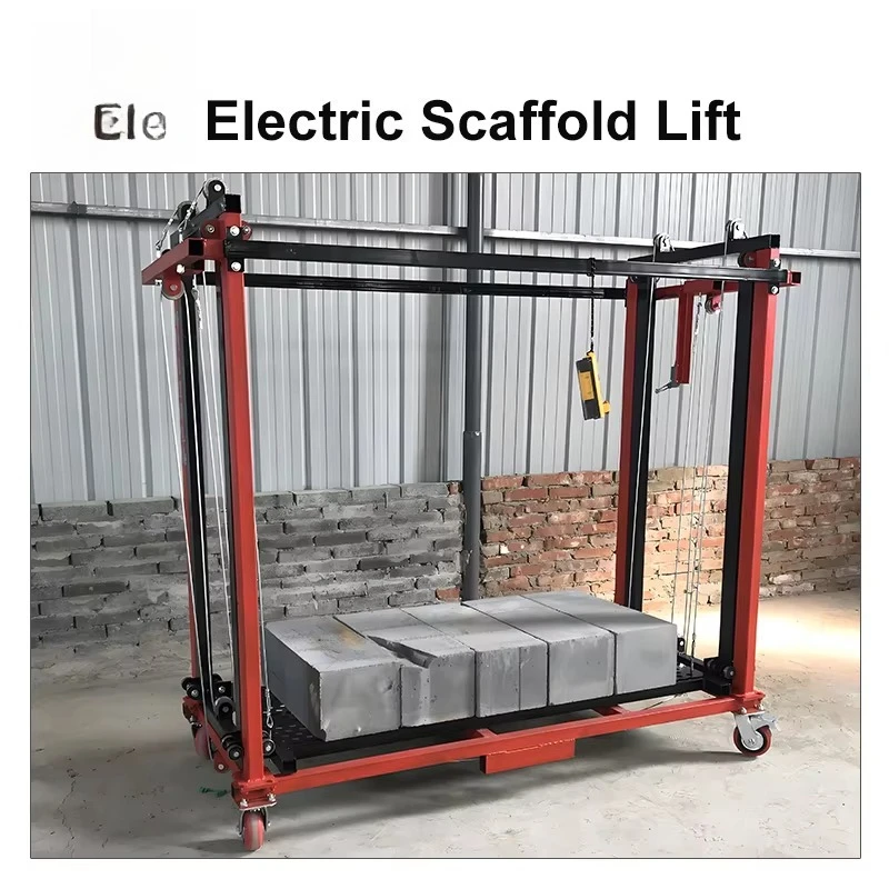 Plate-forme d'échafaudage télécommandée, levage de construction d'échafaudage électrique