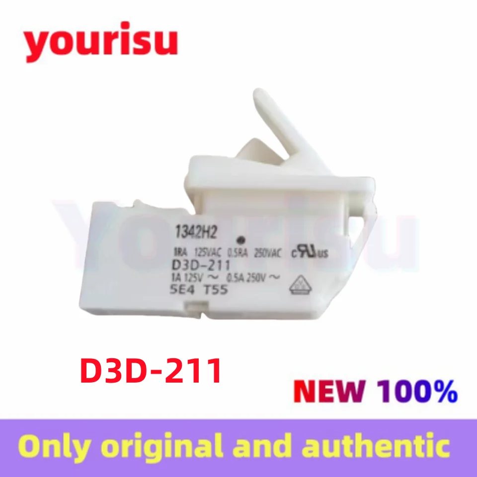 1Pcs/Lot Original genuine D3D-211 D3D211 Limit micro switch Small door touch switch