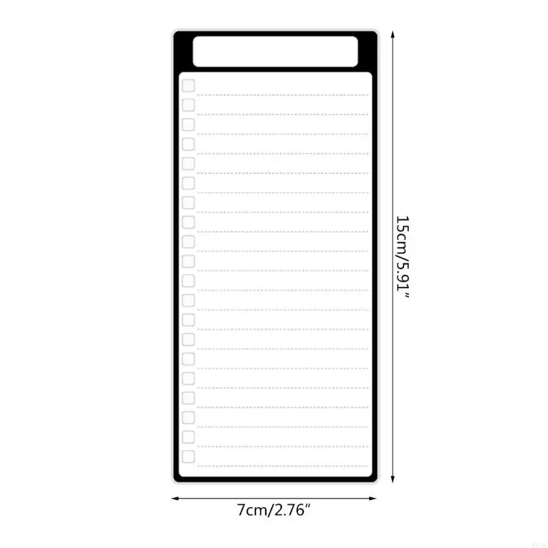W89C để làm danh sách các xóa khô từ tính để làm danh sách tủ lạnh Danh sách mua sắm nhỏ Bảng trắng để làm danh sách bảng trắng