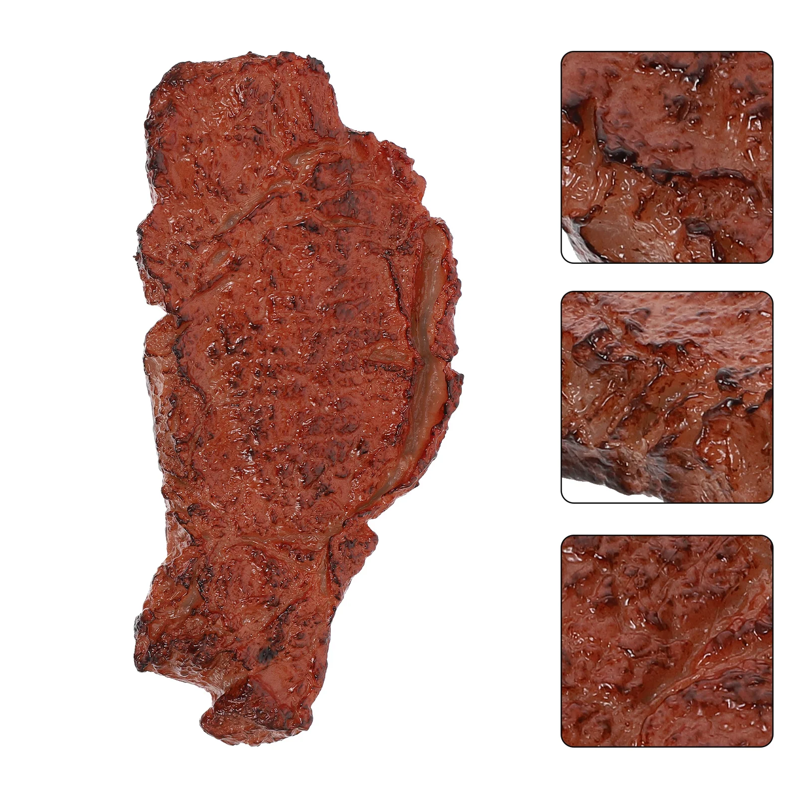 Lifelike Steak Prop Food Model Simulation Decor Puzzle Fake Toys Artificial Simulate Steaks